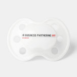 HR Business Partnering  Pacifiers