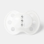 Fe
 Pb
 Zn  Pacifiers