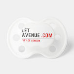 LET  AVENUE  Pacifiers