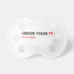 London vegan  Pacifiers
