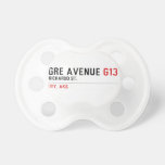 GRE AVENUE  Pacifiers