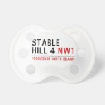 stable hill 4  Pacifiers