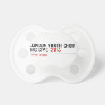 London Youth Choir Big Give   Pacifiers