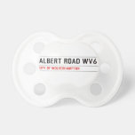 Albert Road  Pacifiers