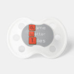 Game
 Letter
 Tiles  Pacifiers