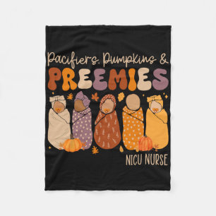 Pacifiers Pumpkins And Preemies Fall Nicu Nurse Ha Fleece Blanket