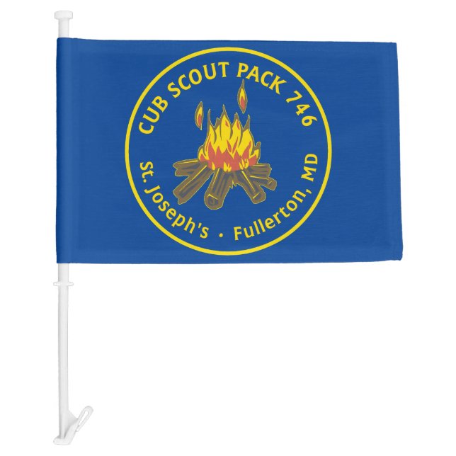Pack 746 Car Flag (Front)