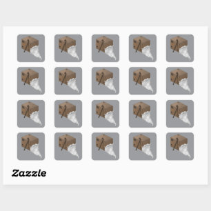 Pack-age - square sticker