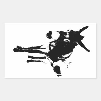 Pack Burro Rectangular Sticker