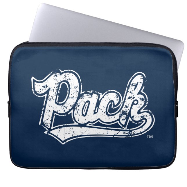 Pack Distressed Laptop Sleeve (Front)