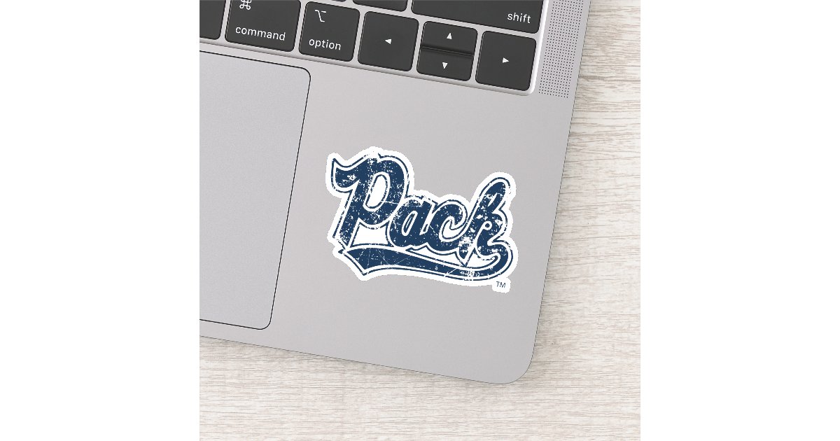 Pack Distressed Sticker | Zazzle