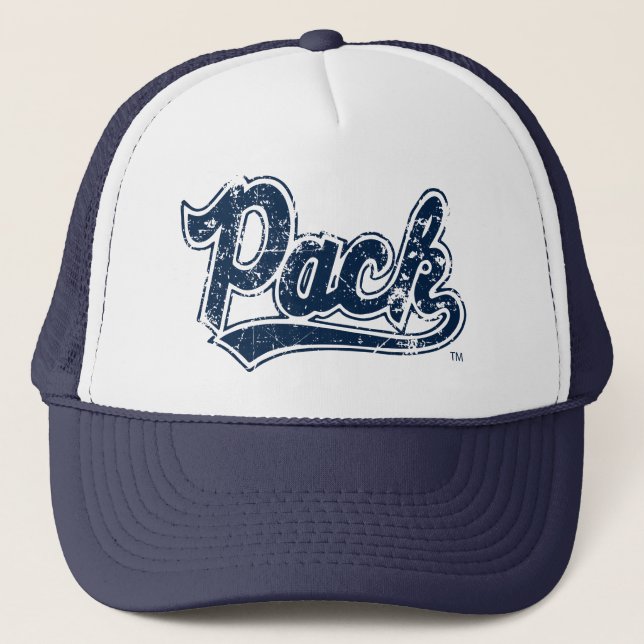 Pack Distressed Trucker Hat (Front)