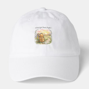 Pack Light Wander Bright Travel Adventure Quote Hat