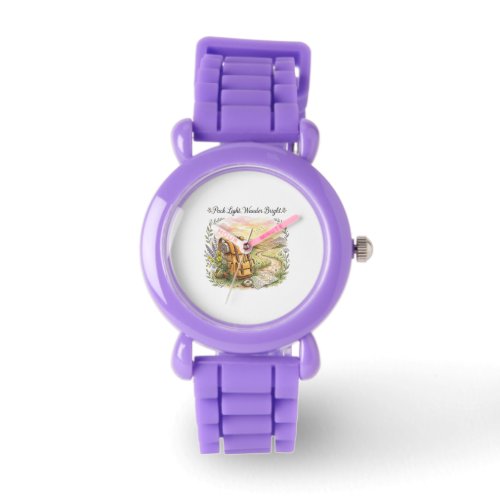 Pack Light Wander Bright Travel Adventure Quote Watch