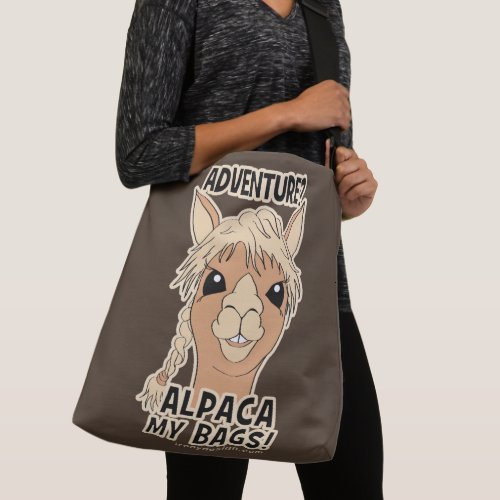 Pack My Bags Funny Alpaca Llama