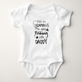 Dad's Fishing Buddy - Pack My Diapers, I'm Going Fishing with Daddy - Cute  One-Piece Infant Baby Bodysuit 