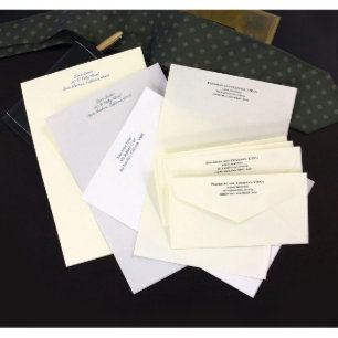 Pack of 100 Executive Raised Ink Stationery Sheets