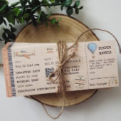 Pack of 10 Boarding Baby Shower Invitations (Top)