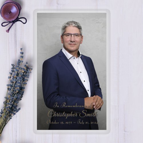 Pack Of 10 Laminated Prayer Memorial Cards 