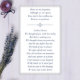 Pack Of 10 Laminated Prayer Memorial Cards 