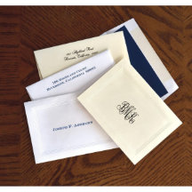 Pack of 25 Triple Beveled Border Folded Note Cards