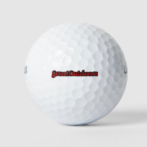 Pack of 3 Golf Balls 