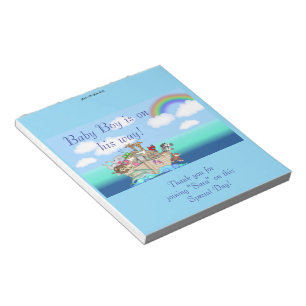 Pack of 50 Noahs Ark Candy Bar Wrapper Party Favor Notepad