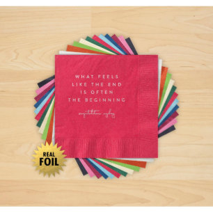 Pack of 50 Often the Beginning Party Napkins
