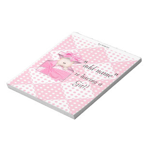 Pack of Baby Shower Candy Bar Wrapper Party Favor Notepad