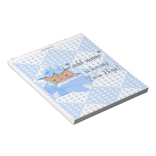 Pack of Baby Shower Candy Bar Wrappers Party Favor Notepad