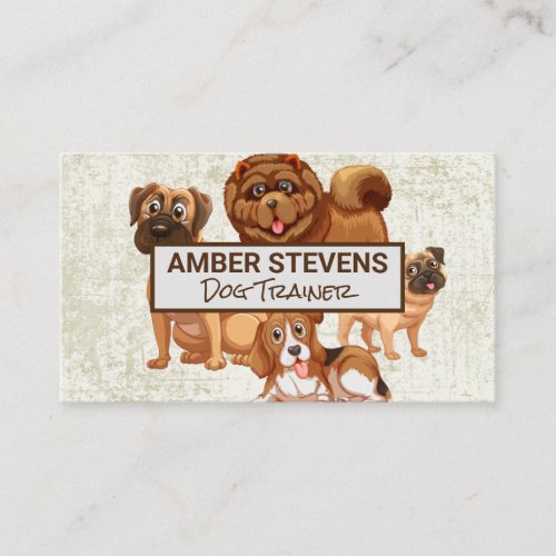 Pack of Dogs  Animal Business Card