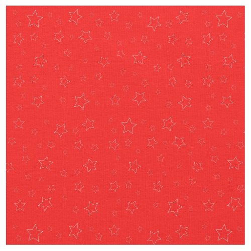 Pack Send Pray Red Star Fabric