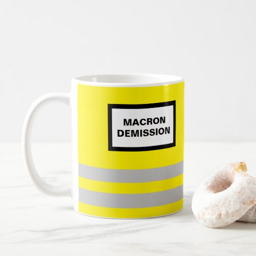 Pack Yellow Gilet Macron Dmission Coffee Mug