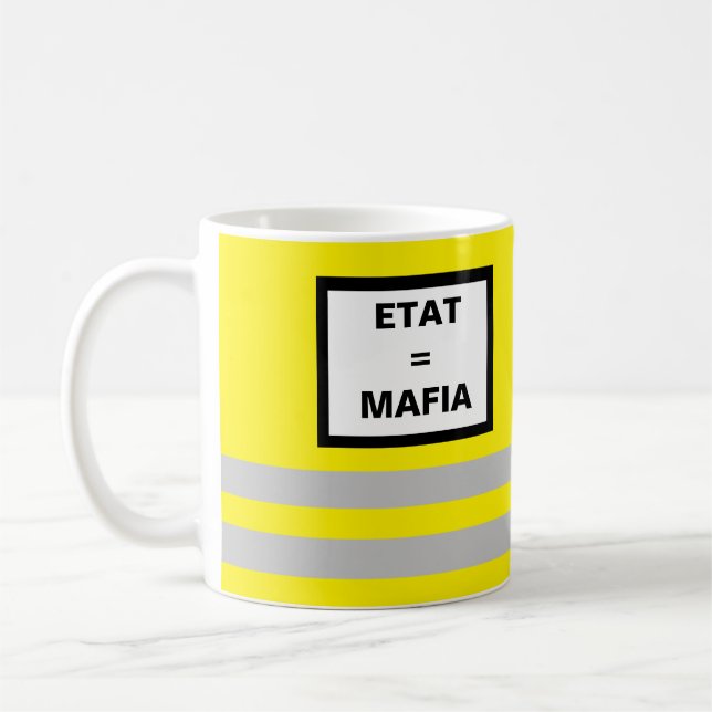 Pack Yellow Gilet State = Mafia Coffee Mug (Left)