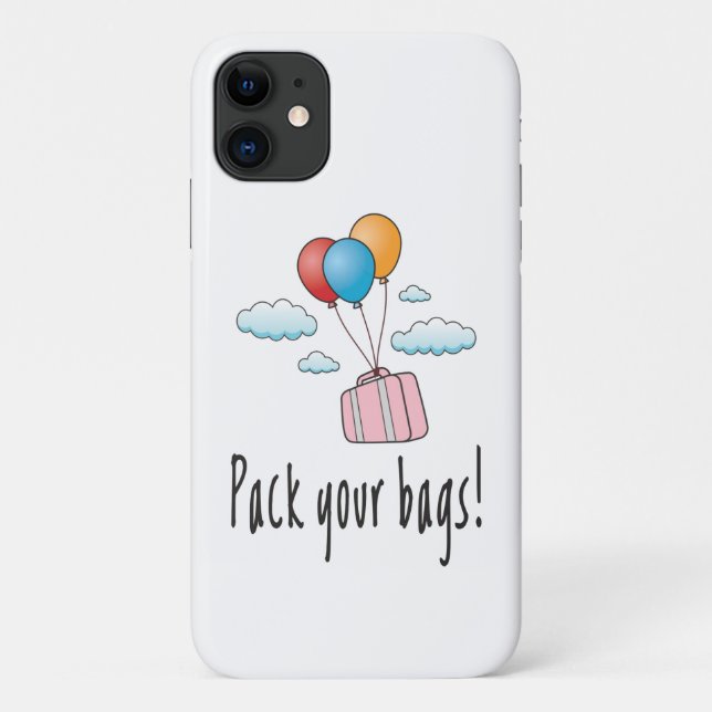 Pack your bags and let’s go on holiday Case-Mate iPhone case (Back)