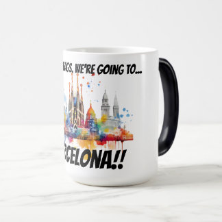 Pack your bags Barcelona Color Morph Mug