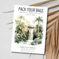 Pack Your Bags Costa Rica Photo Wedding