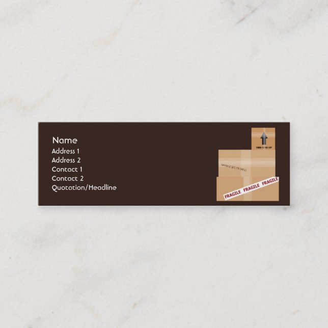 Packages - Skinny Mini Business Card (Front)