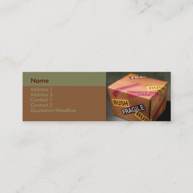 Packaging Business Card (Front)