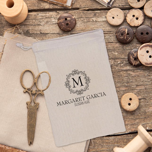 Packaging Custom Monogram, Small Business Large  Rubber Stamp (Creator Uploaded)