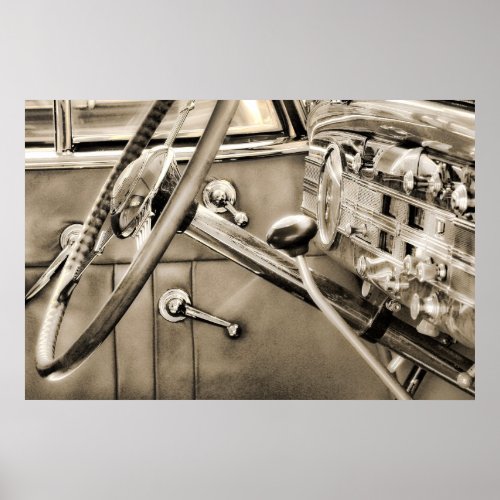 Packard Dashboard Poster