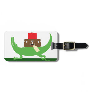 Packed Alligator Luggage Tag
