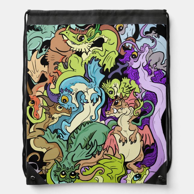 Packed in Party Dragons Backpack (Front)