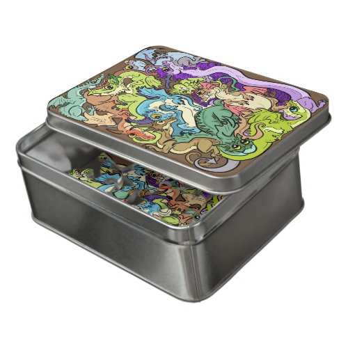 packed in party dragons jigsaw puzzle