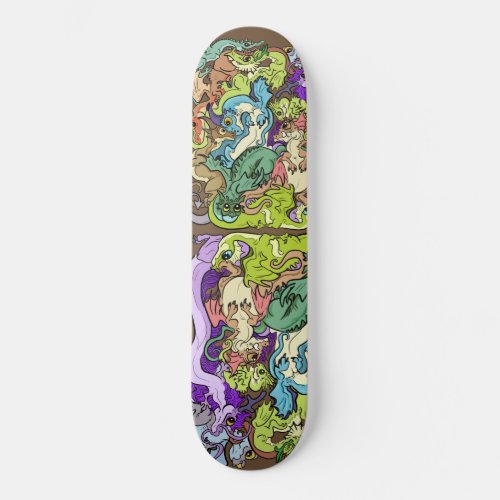 Packed In Party Dragons Skateboard