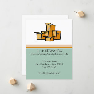 Packed Up Moving Announcement