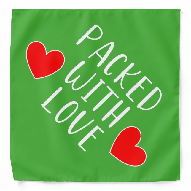 Packed with Love Bandana (Front)