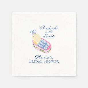 Packed with Love Sardines Bridal Shower Napkins