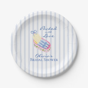 Packed with Love Sardines Bridal Shower Paper Plates