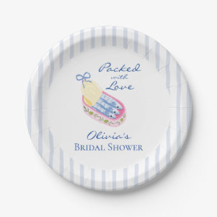 Packed with Love Sardines Bridal Shower Paper Plates